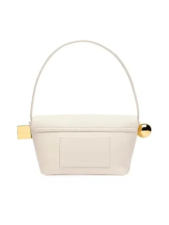 NWT Jacquemus Le Rond Carré Leather Shoulder Bag - Picture 4 of 14